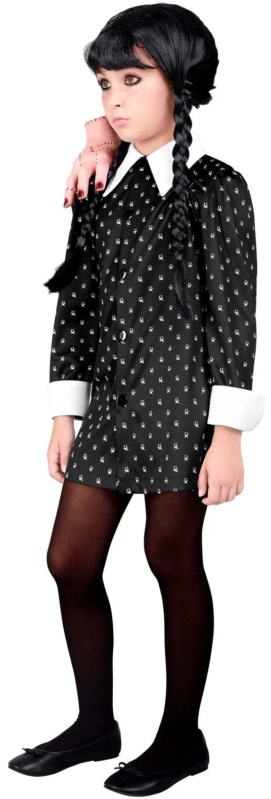 Disfraz de Miércoles Addams Malvada para Niña Miércoles Addams Widmann